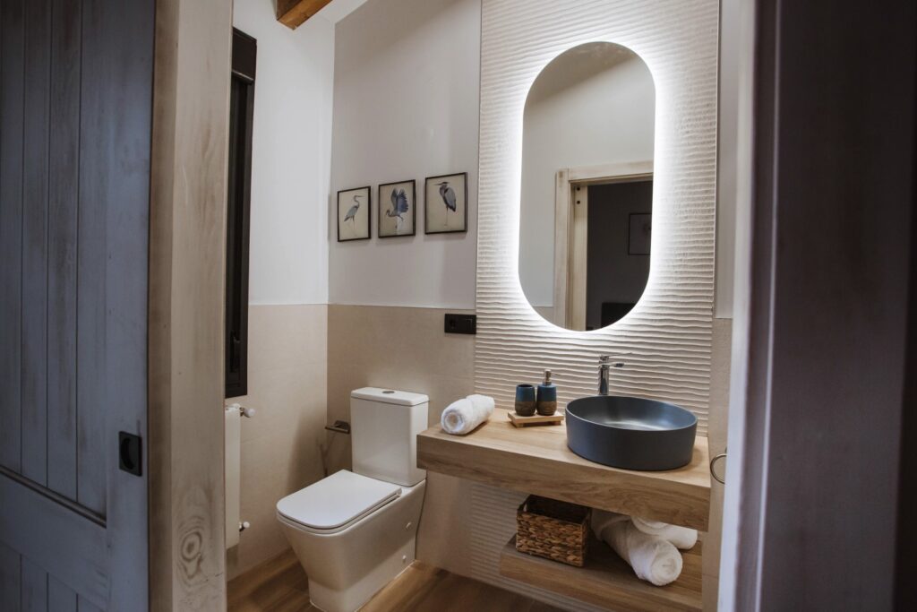 Vista completa Baño suite La Cigëña negra
